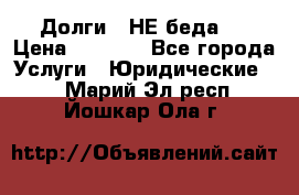 Долги - НЕ беда ! › Цена ­ 1 000 - Все города Услуги » Юридические   . Марий Эл респ.,Йошкар-Ола г.